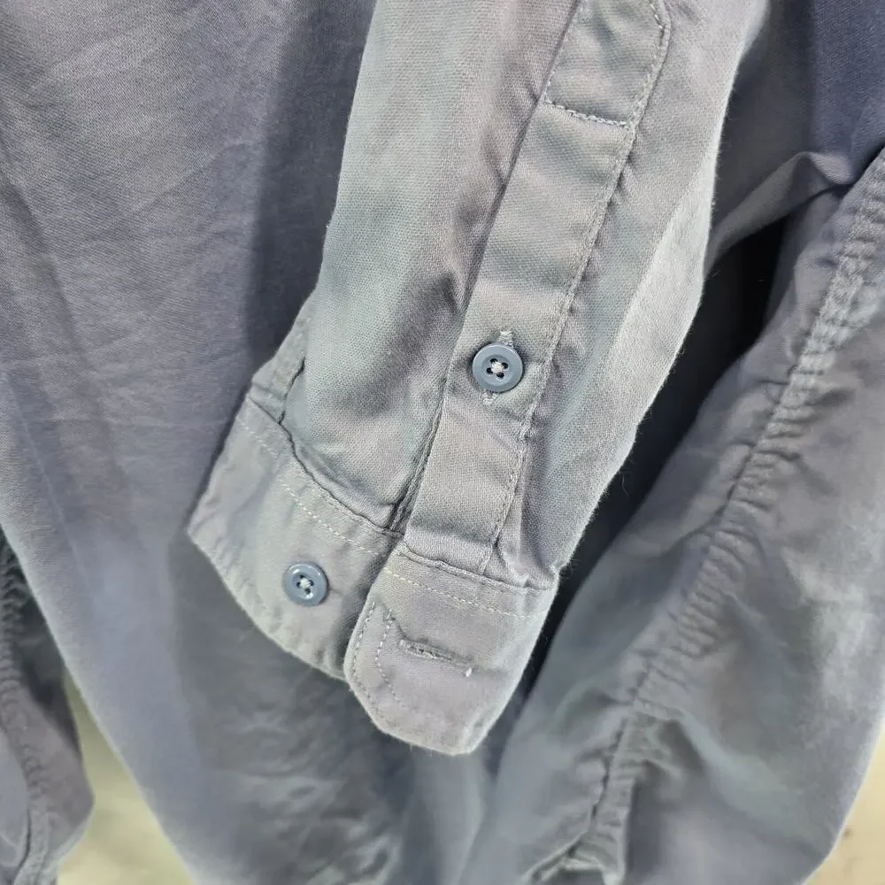 Carhartt Shirt Men Size XL FR Fire Long Sleeve Button Down Blue CAT 2 ATPV 8.7